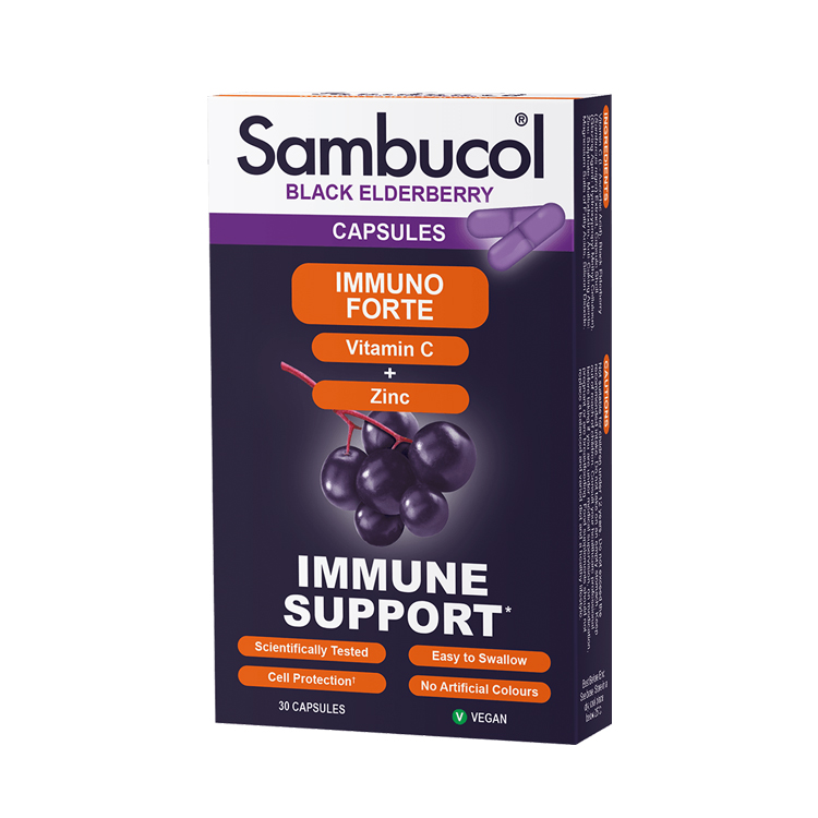 Sambucol Immuno Forte Capsules 30 Caps